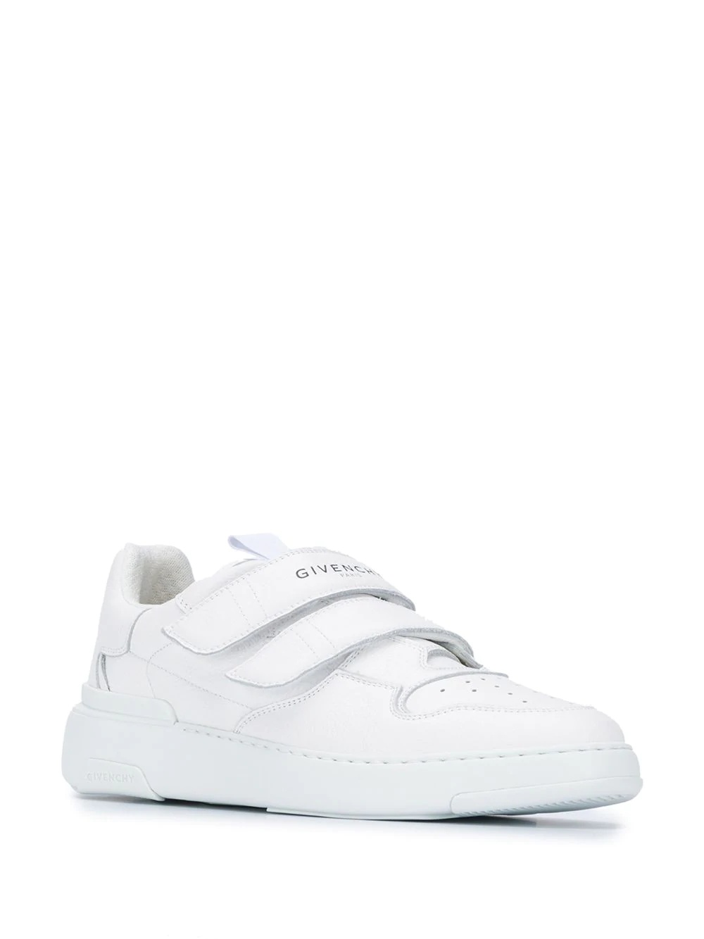 touch-strap low-top sneakers - 2