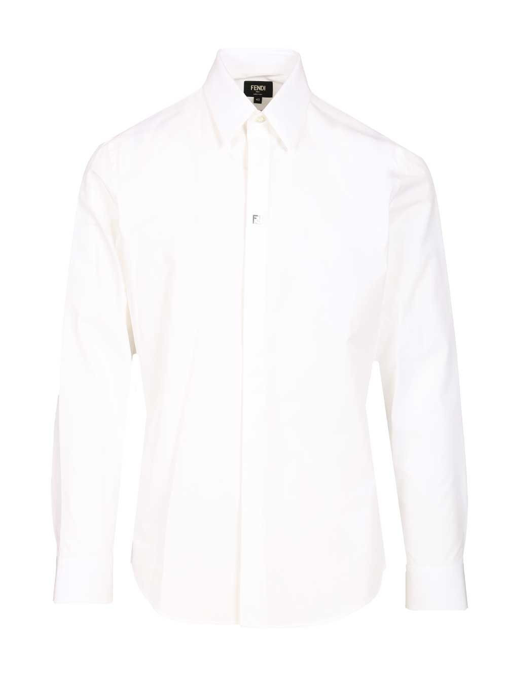 Camicia R Half C. Popeline Shirts White - 1