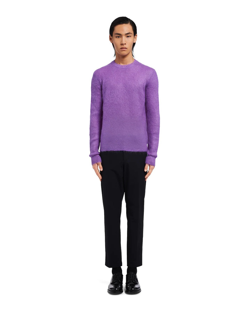 Prada Mohair crew-neck sweater outlook