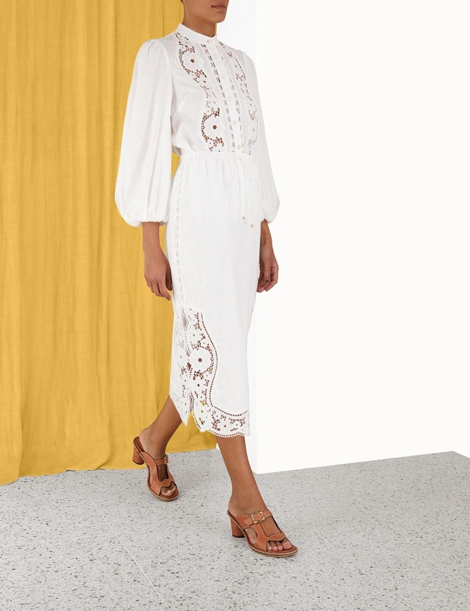 HALCYON BRODERIE SKIRT - 3