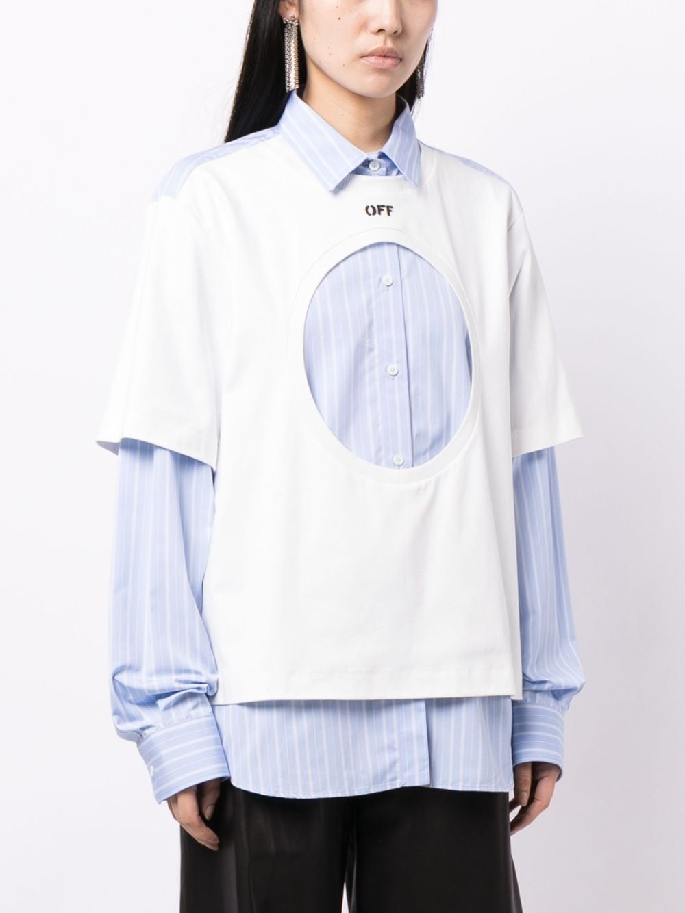 Meteor layered cotton shirt - 3