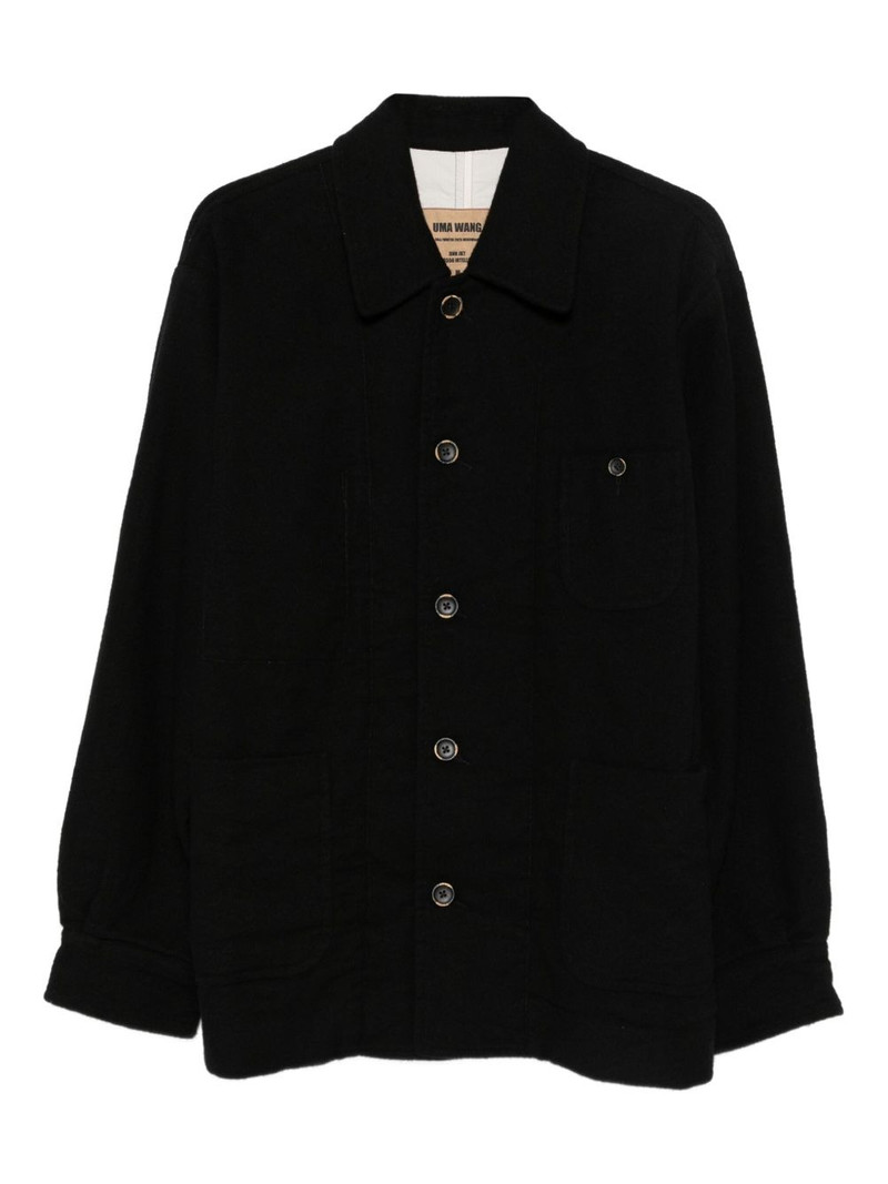button-fastening patch-pocket jacket 1