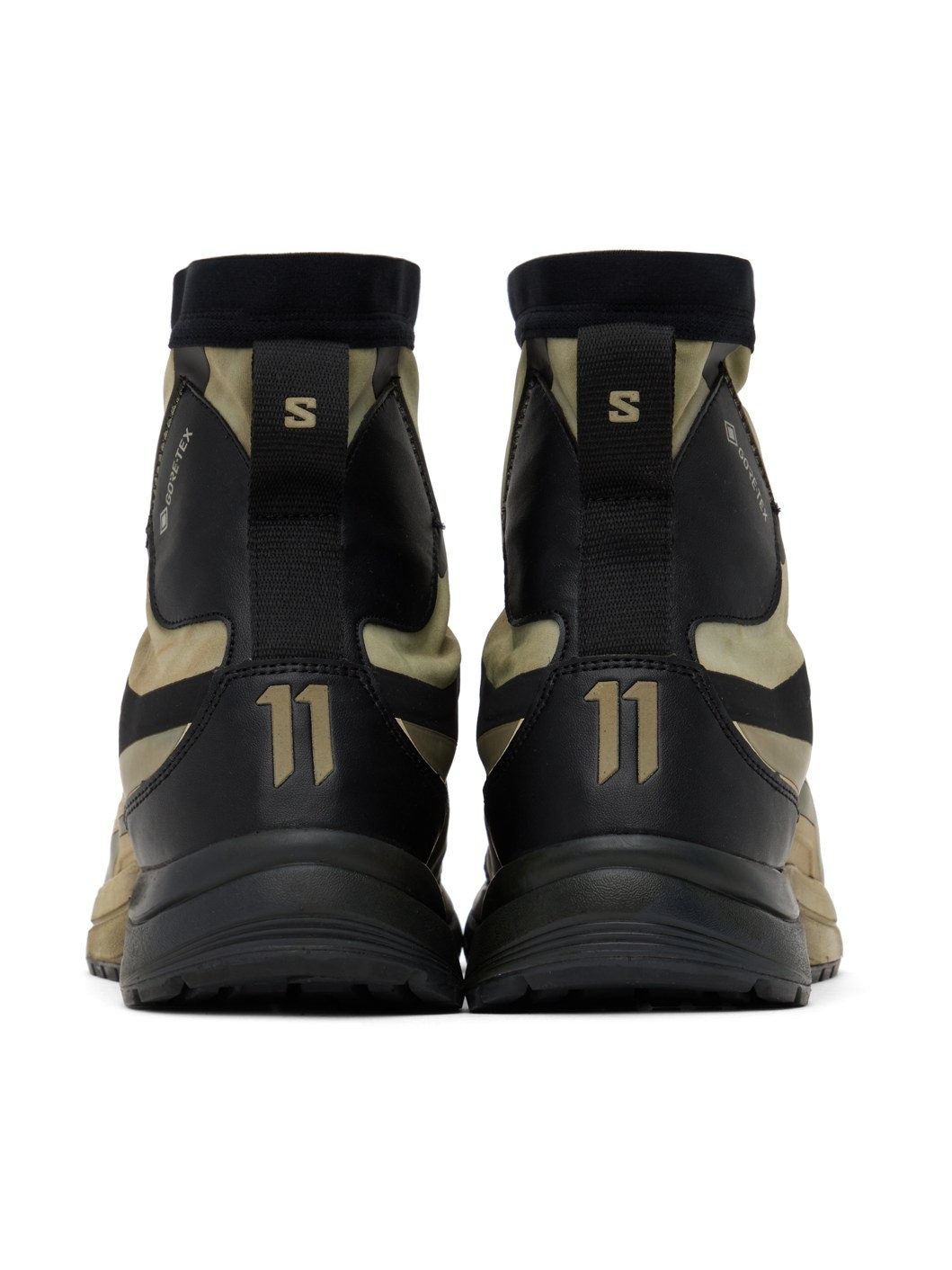 11 by Boris Bidjan Saberi Green Salomon Edition Bamba 2 High GTX Sneakers |  REVERSIBLE