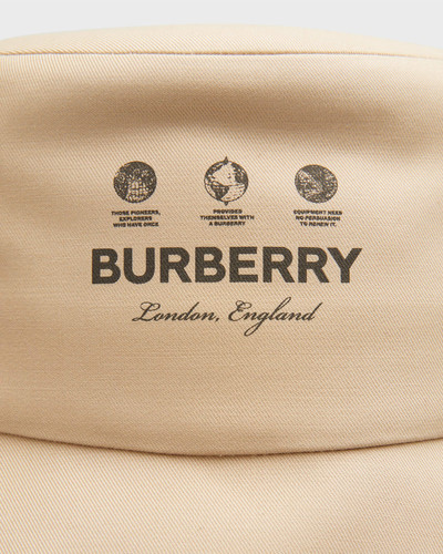 Burberry 3-Globe Logo Bucket Hat outlook