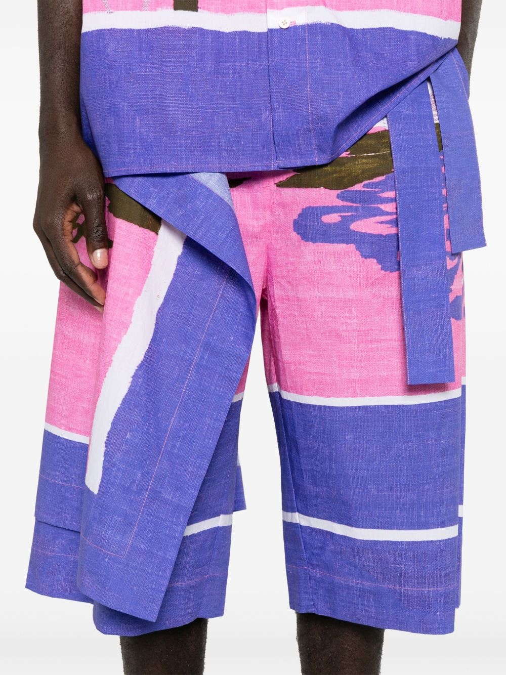 Towel cotton shorts - 5