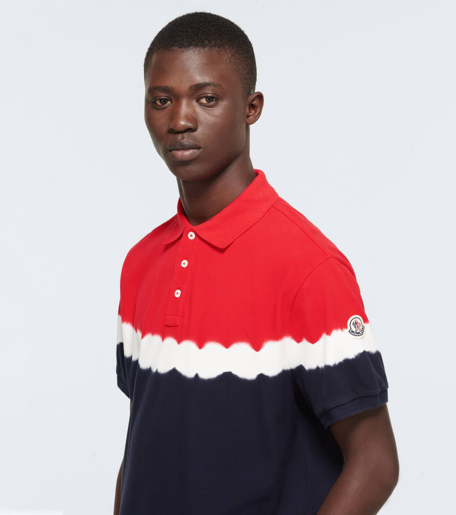 Tie-dye polo shirt - 5