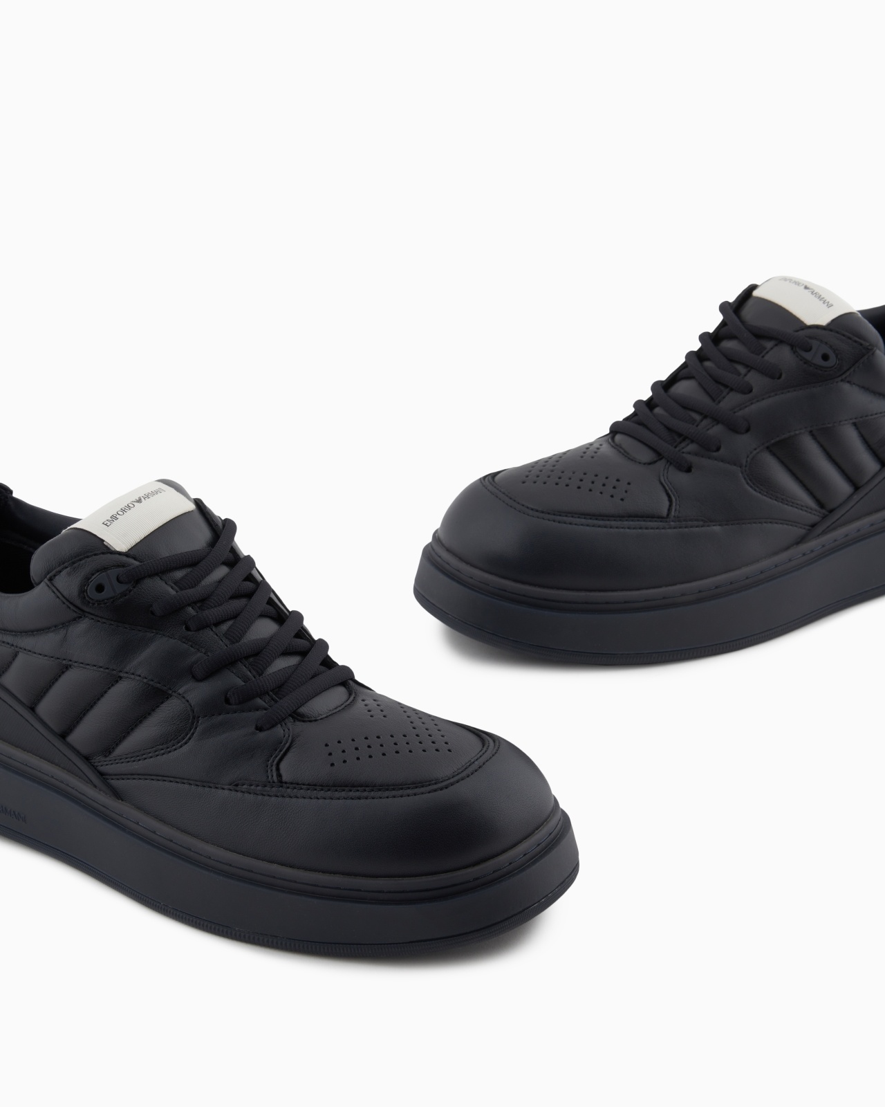 SNEAKERS WITH PADDED NAPPA-LEATHER DETAILS - 5