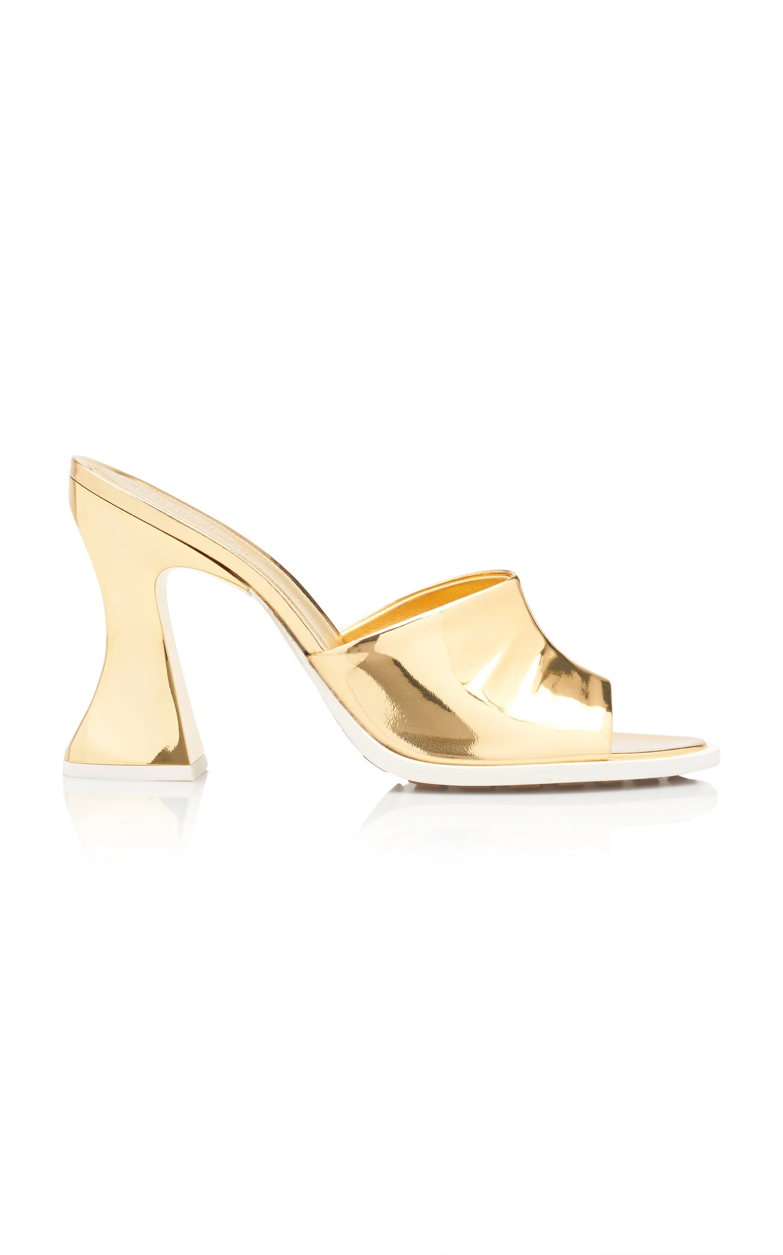 Cha-Cha Metallic Leather Sandals gold - 1