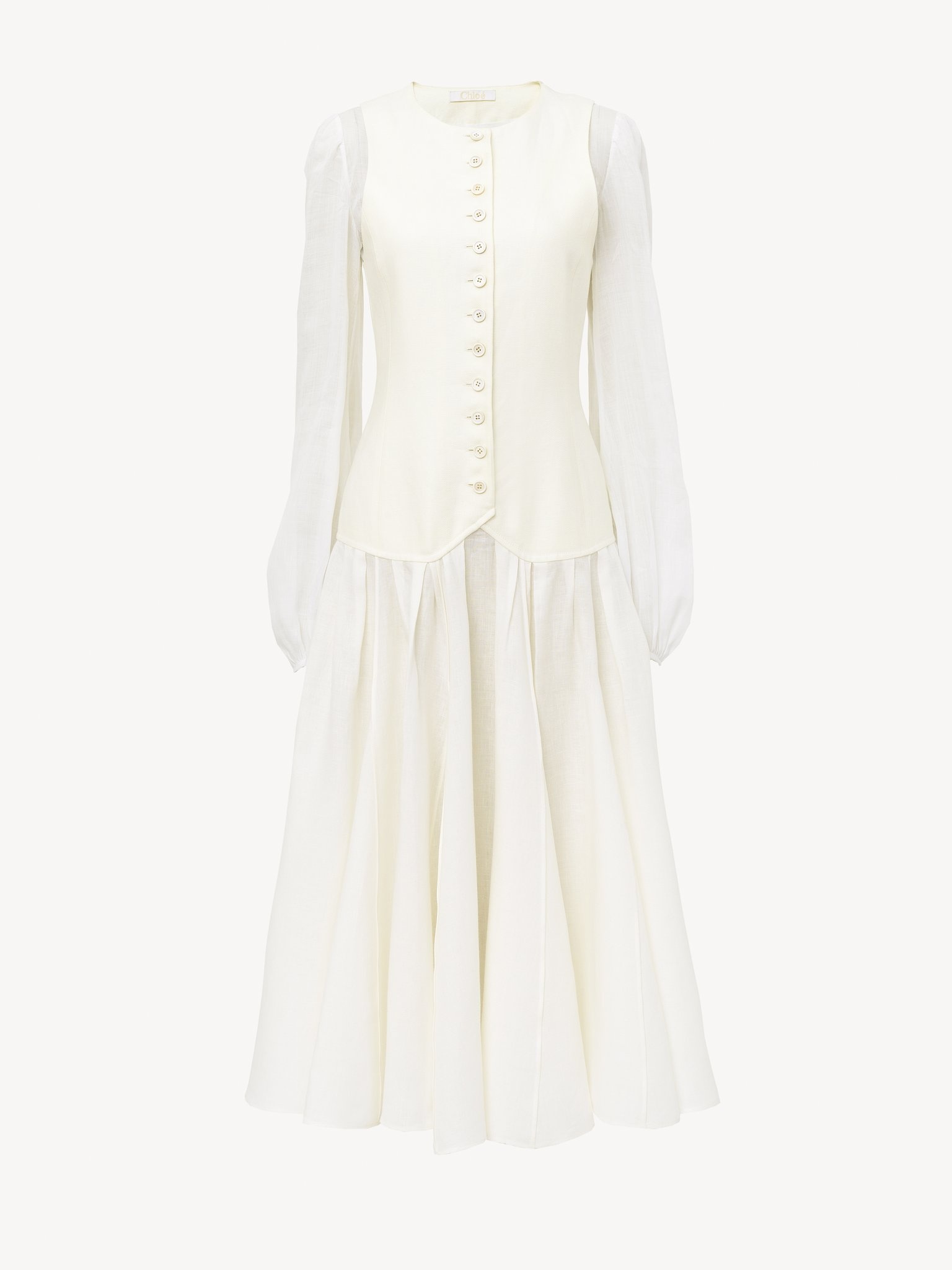 WAISTCOAT MIDI DRESS - 3