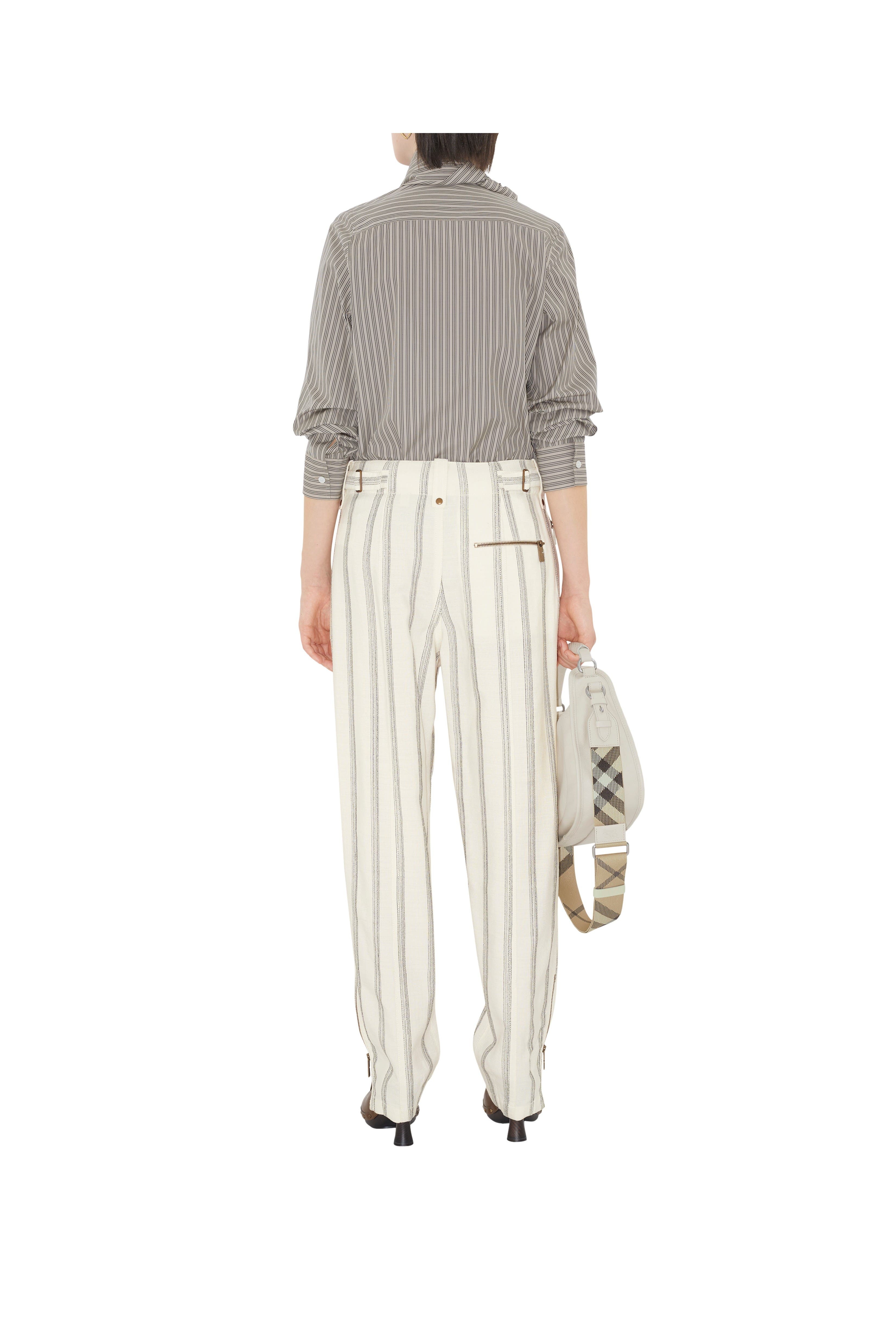 burberry Striped Cotton Scarf Shirt in Palma at Nordstrom - 4