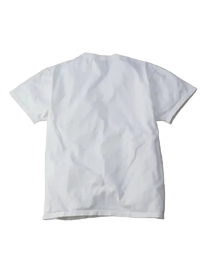 THE FLAT HEAD FN-THC-101P Three Needle Loopwheel Pocket Tee White outlook