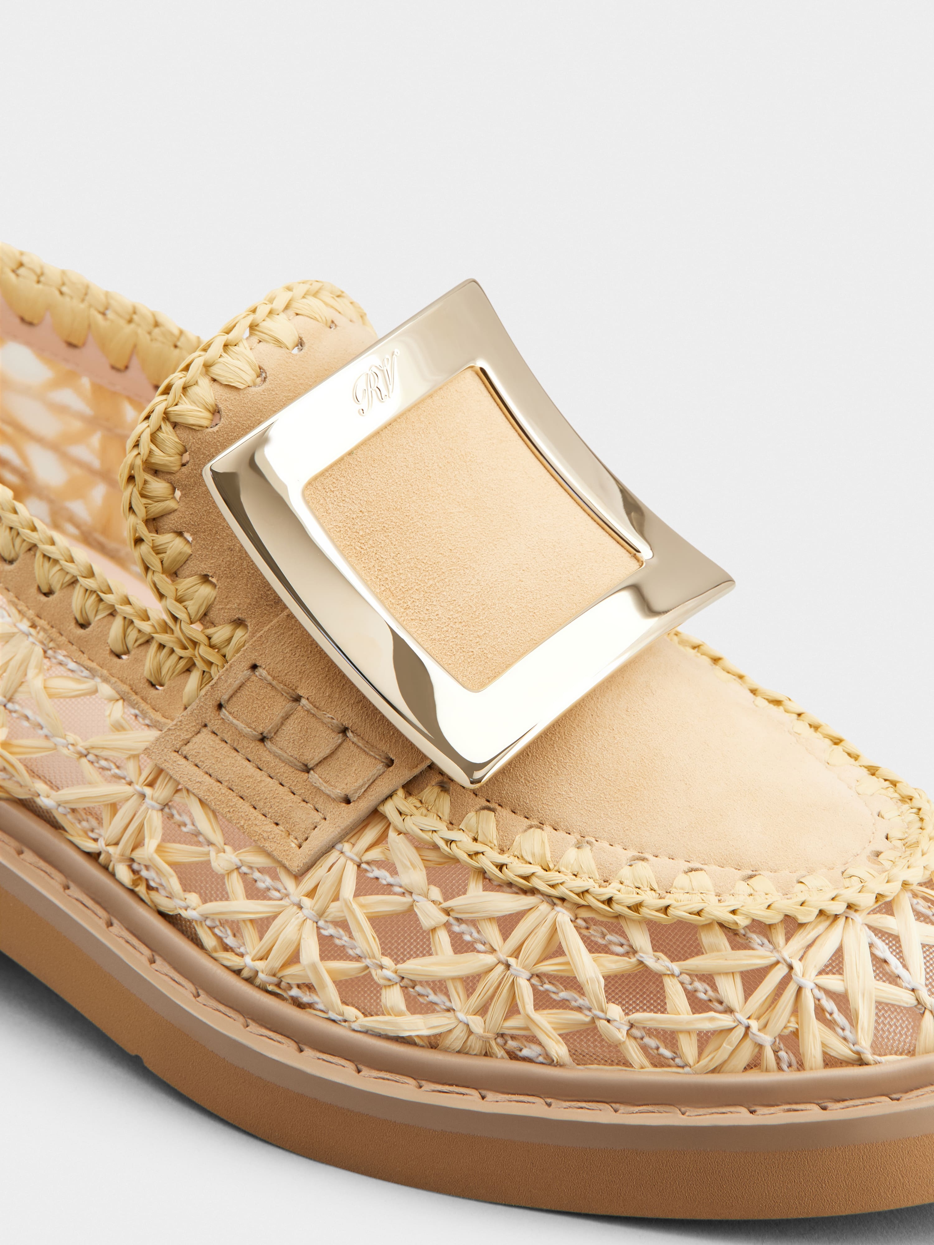 Viv' Rangers Loafers in raffia - 3