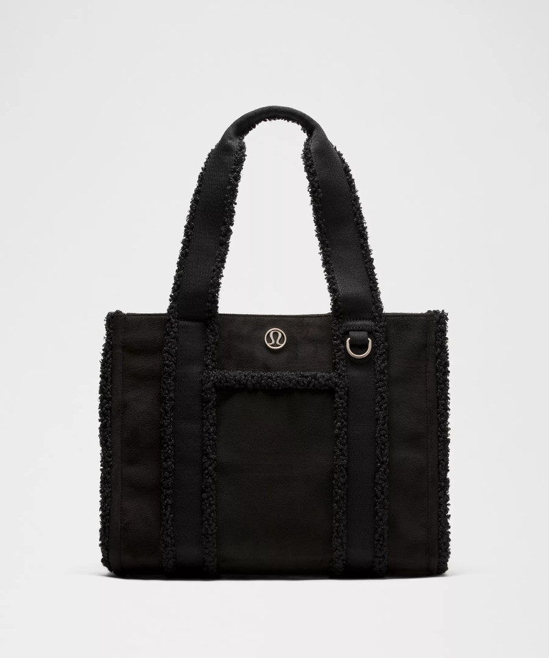 Boxy Tote Bag 10L *Faux Shearling Trims 1