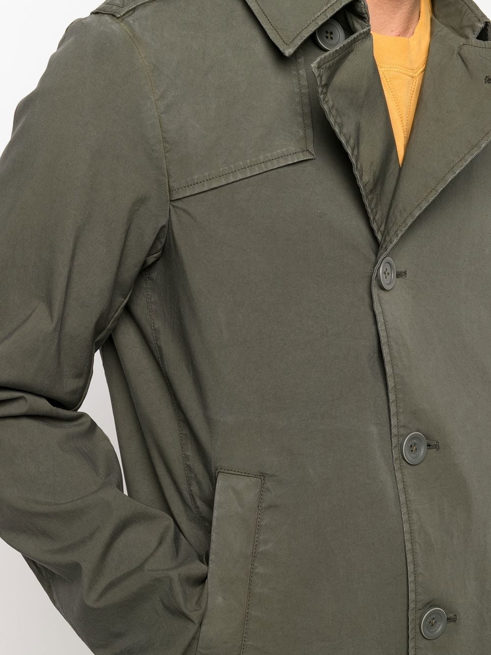 single-breasted lightweight jacket - 5