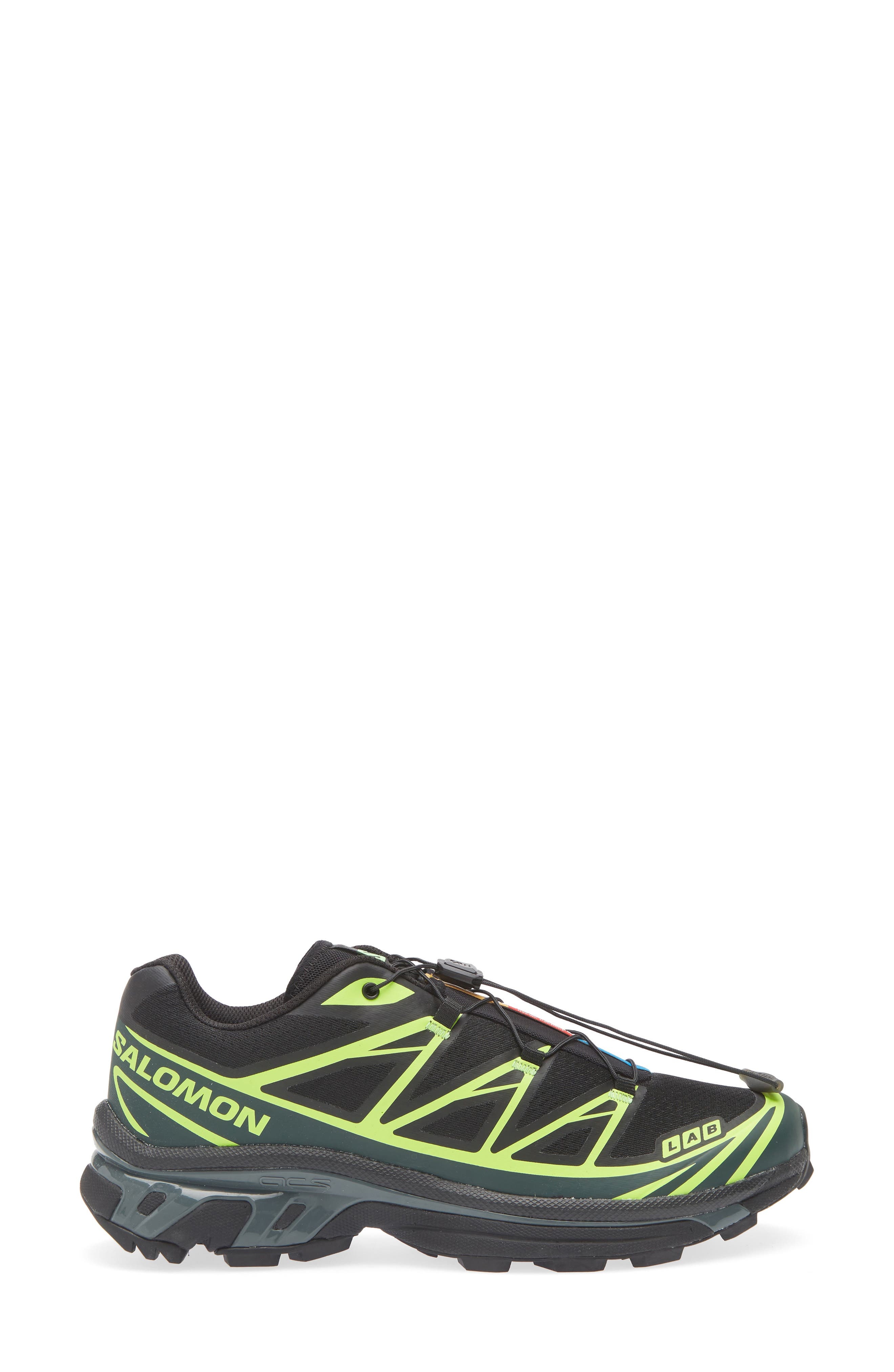 Salomon Gender Inclusive XT-6 Sneaker in Black/Green at Nordstrom - 3