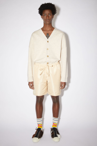 Acne Studios Taffeta Shorts - Sand beige outlook