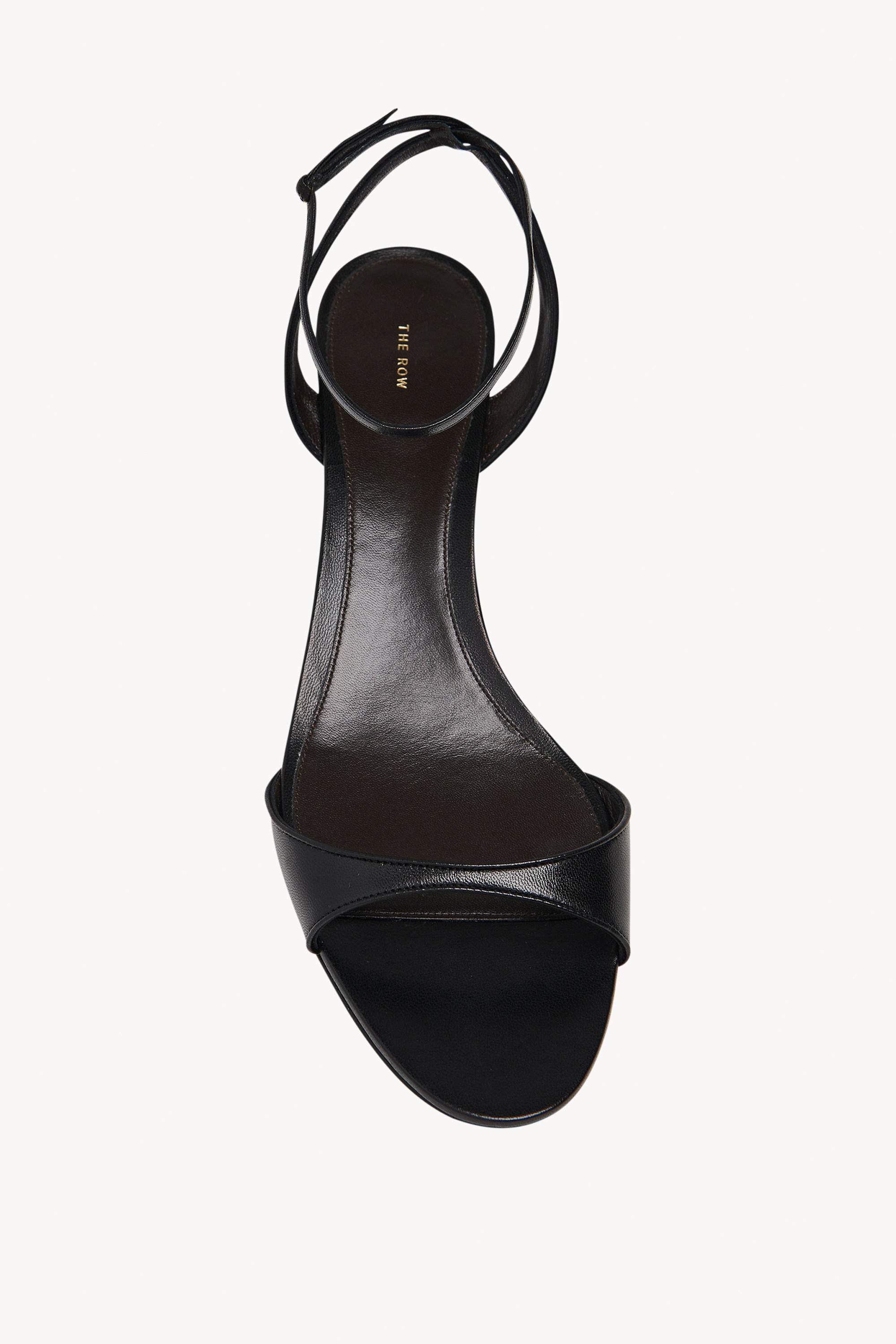 Vika Ankle Strap Kitten Heel in Leather - 3