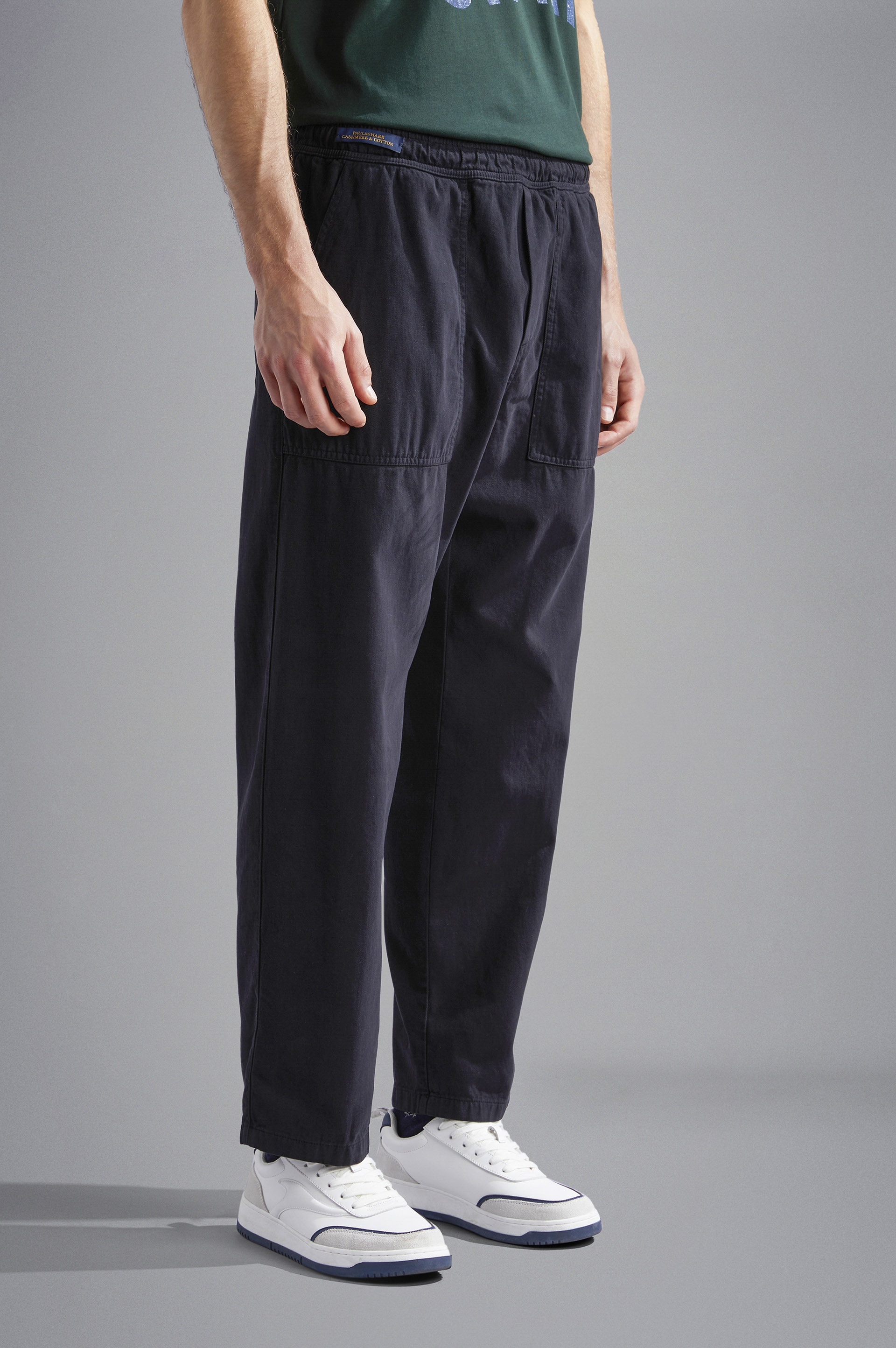 CASHMERE AND COTTON JOGGER - 6