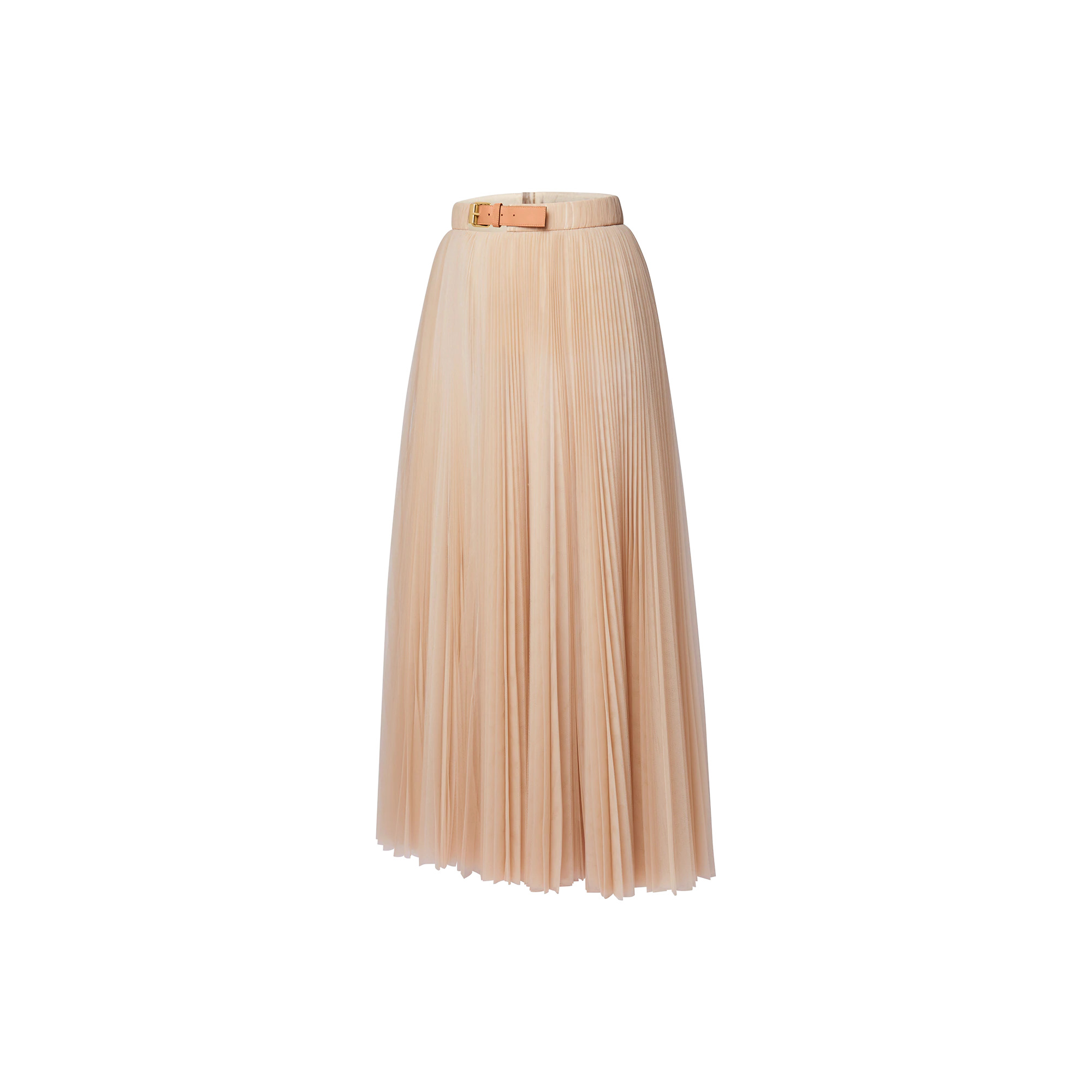 Belted Tulle Maxi Skirt - 2