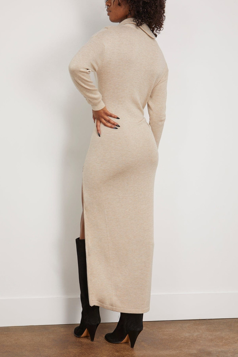 Gemmy Dress in Beige 4