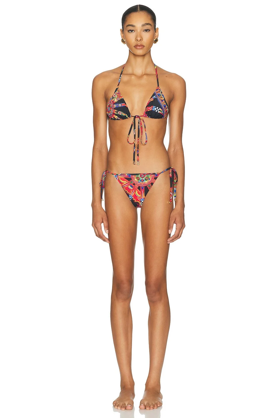 Lycra Print Bikini Set - 1