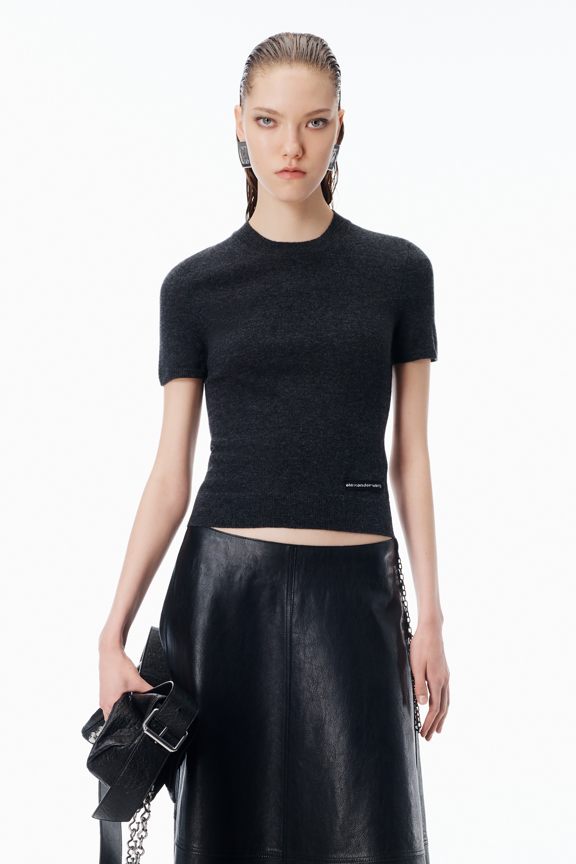 Short-Sleeve Wool Tee - 2