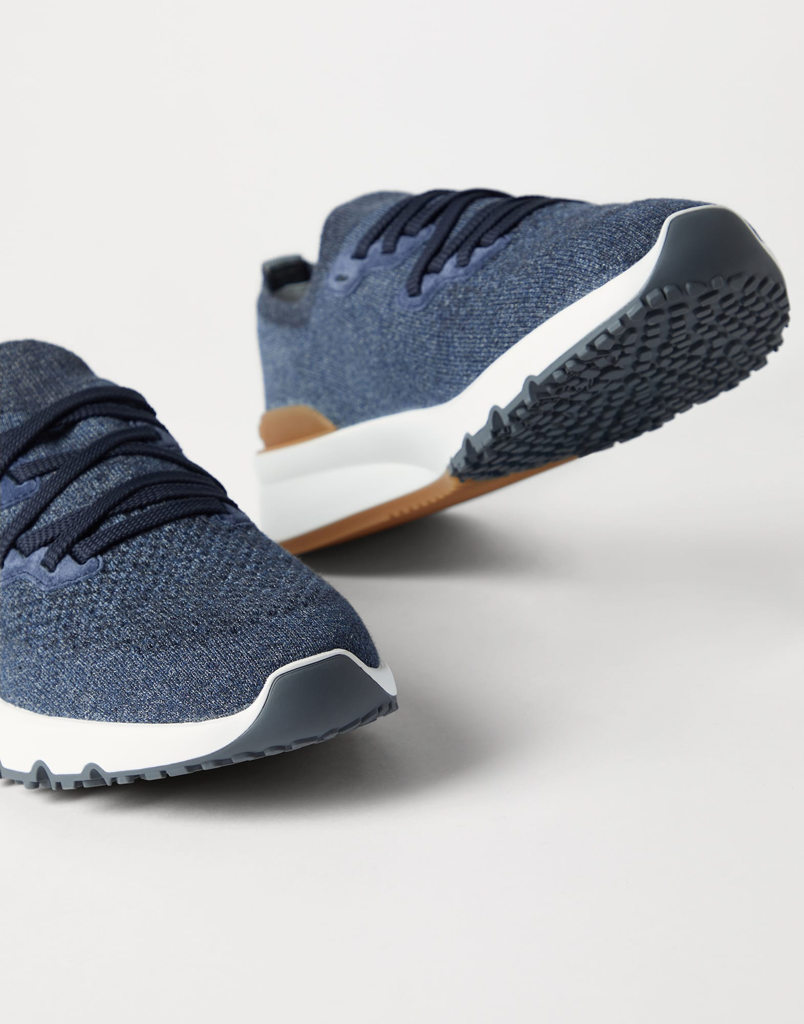 Cotton chiné knit runners - 3
