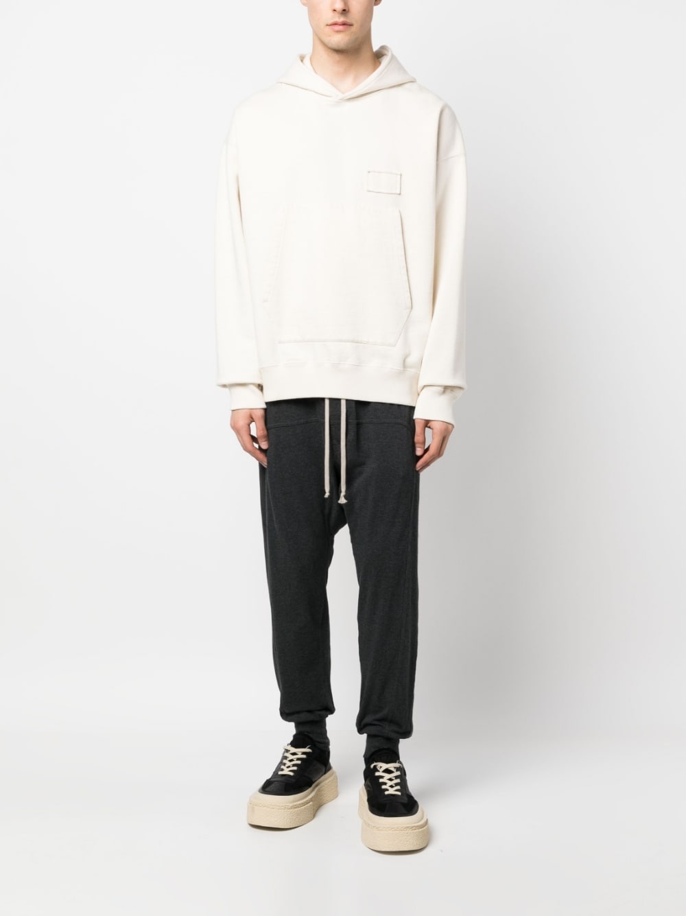 Rick Owens DRKSHDW drop-crotch Track Pants | Brown | FARFETCH CA