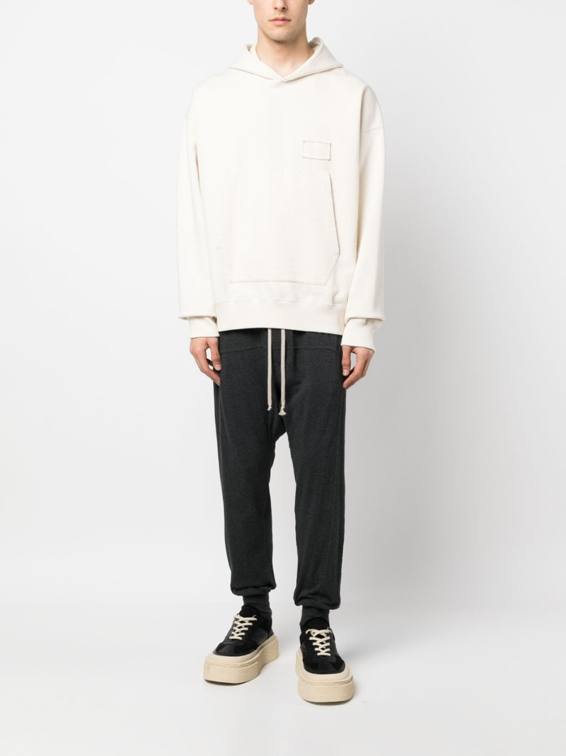 Rick Owens DRKSHDW drop-crotch drawstring track pants outlook