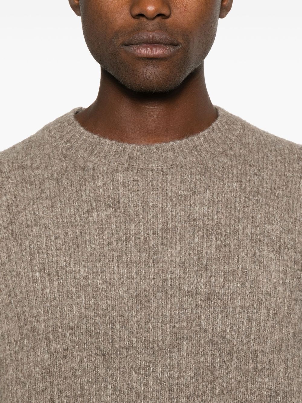 mélange-effect sweater - 5