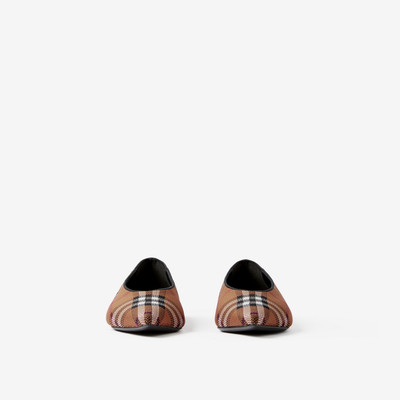 Burberry Vintage Check Point-toe Ballerinas outlook