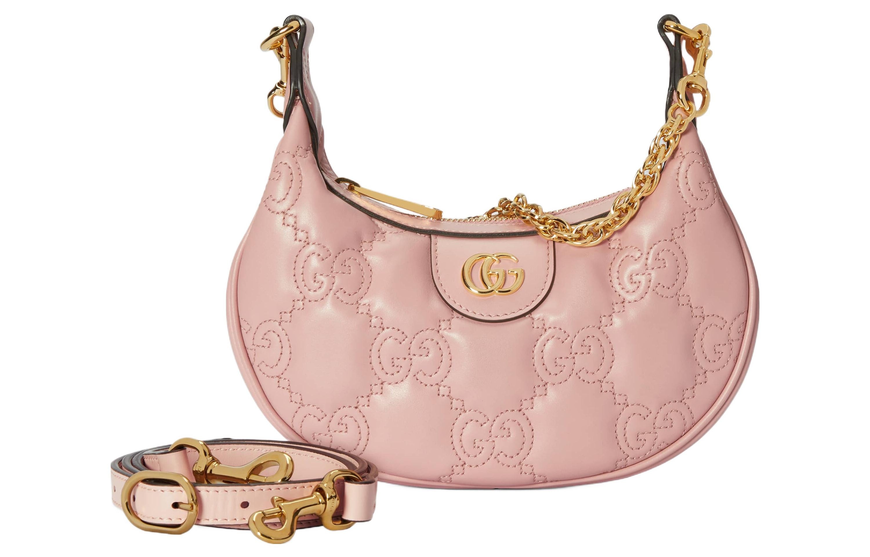 (WMNS) Gucci GG Matelasse Mini Bag 'Light Pink' 739736-UM8IG-5909 - 3