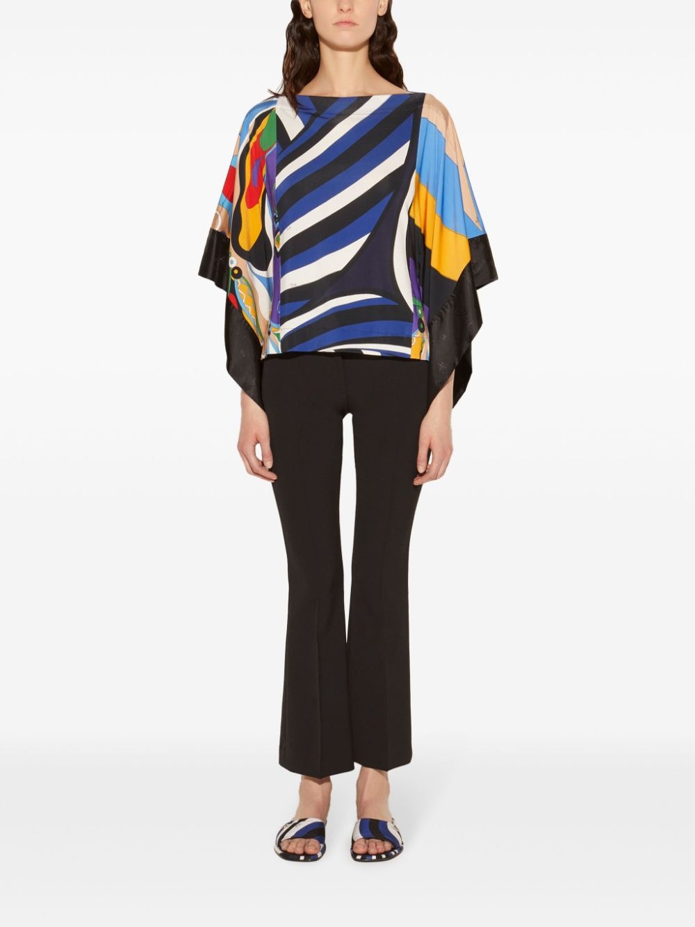 Iride-print kaftan - 2