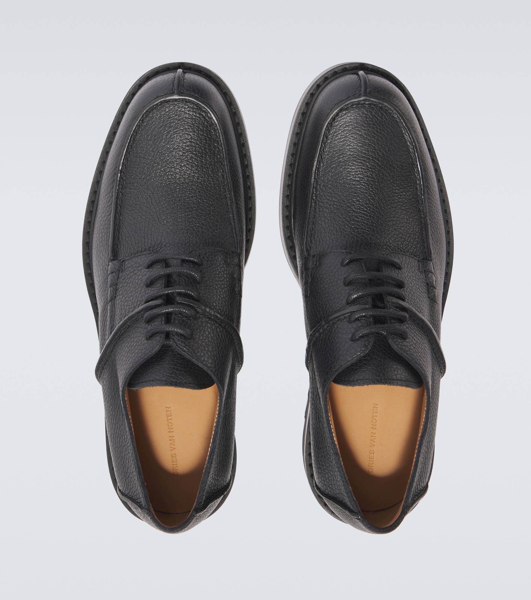 Leather brogues - 4
