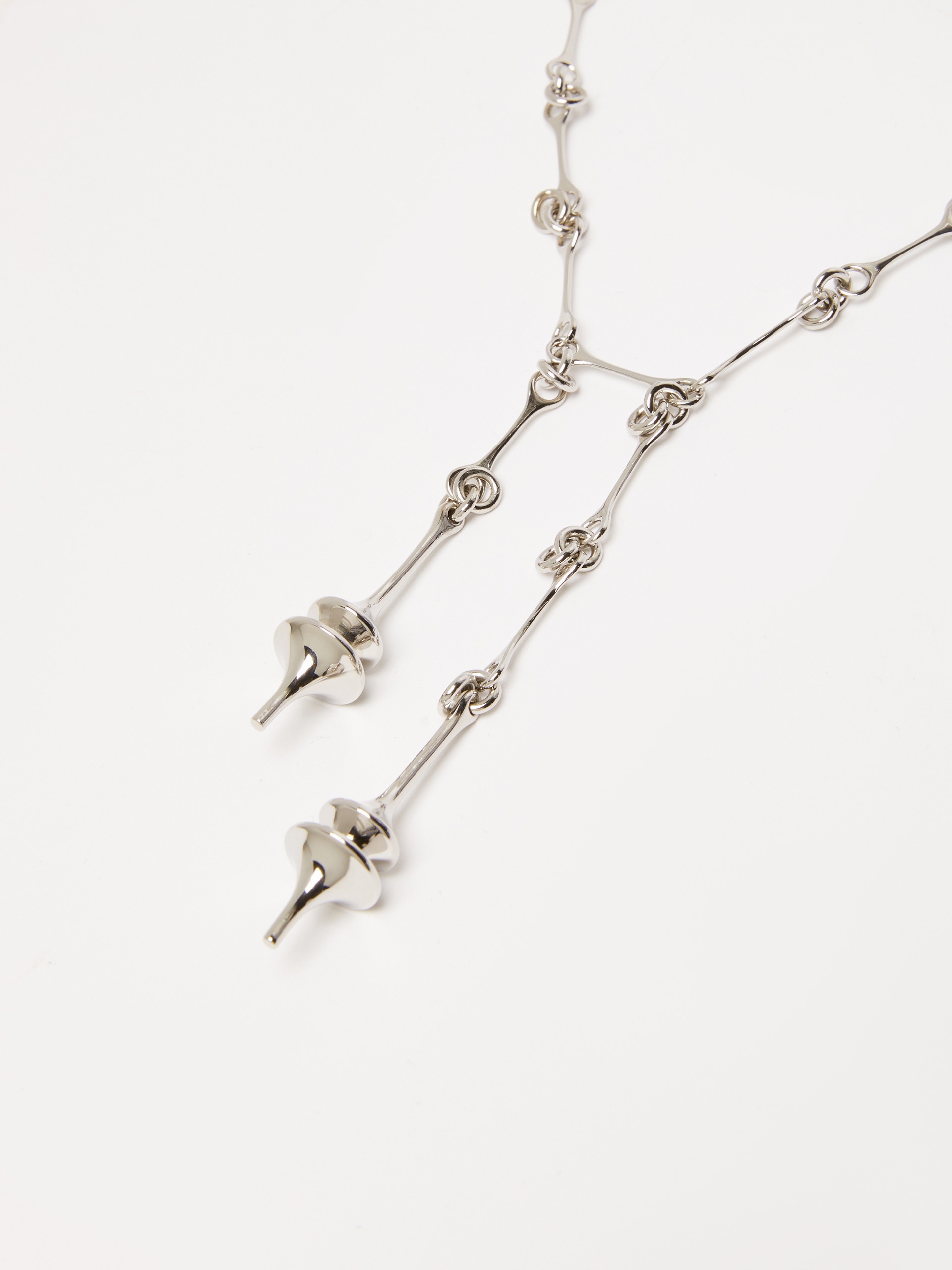 BRIDGECHAIN Long double-pendant necklace - 2