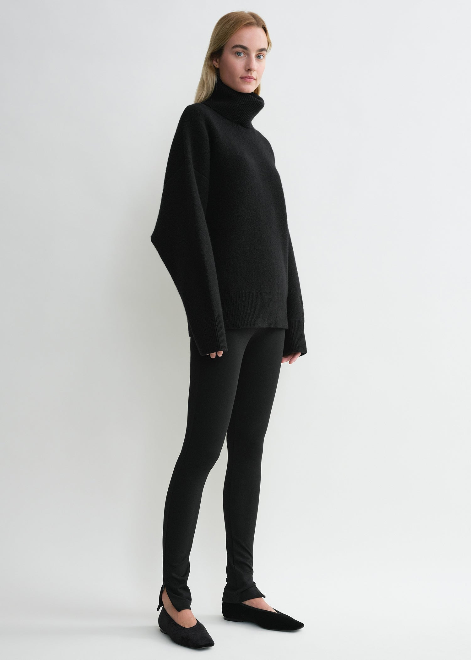 Zip leggings black - 3