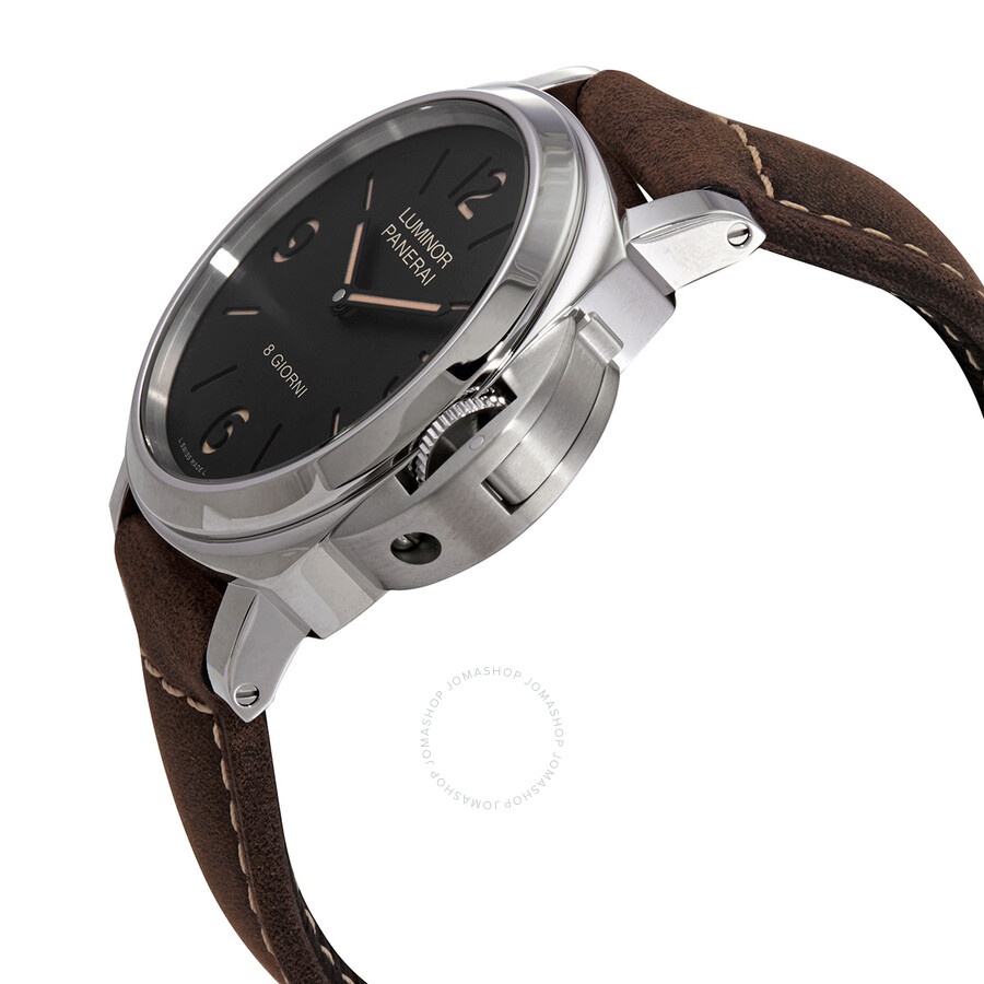 Panerai Luminor 8 Giorni Hand Wind Black Dial Men's 44 mm Watch PAM00914 - 2