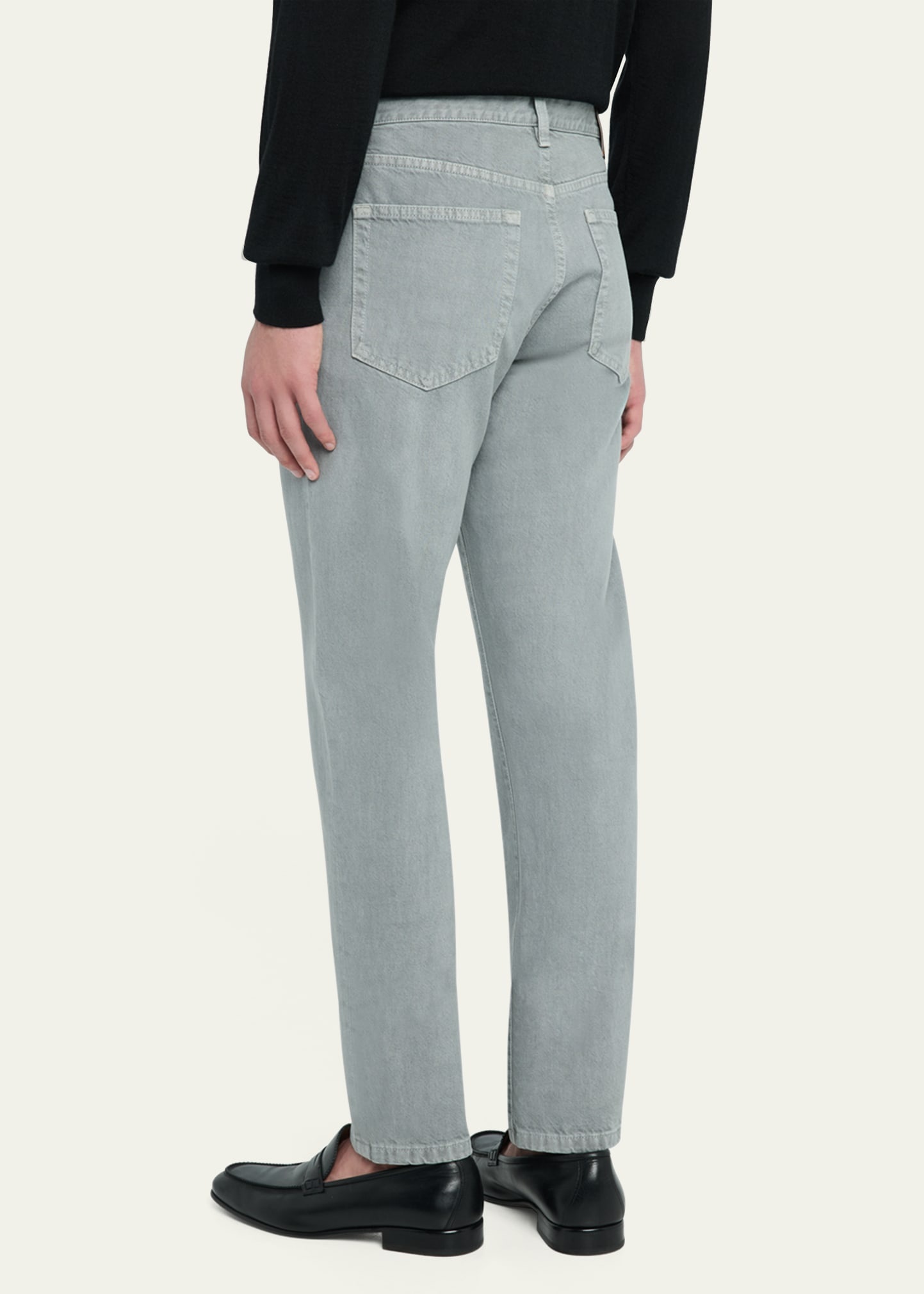 Men's 5-Pocket Denim Pants - 3