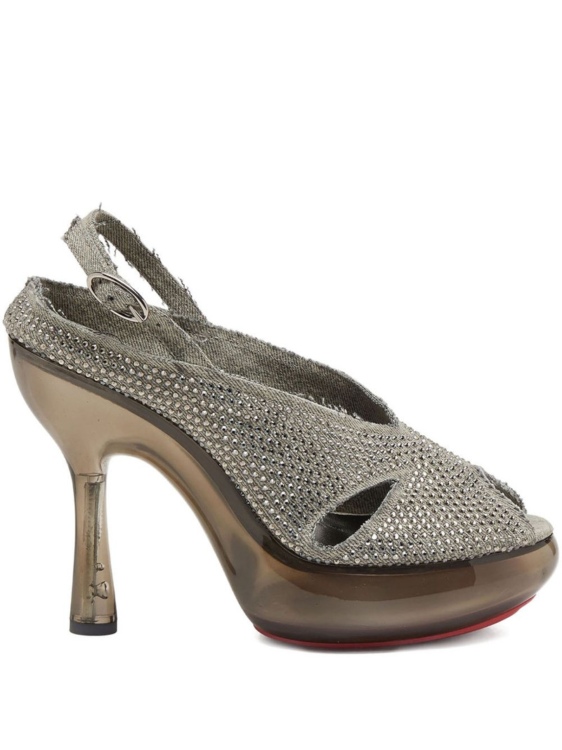 D-Lake strass-embellished sandals 1