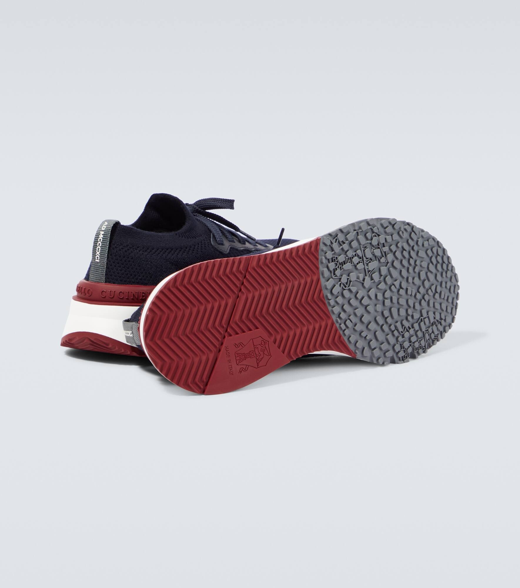 Cotton knitted sneakers - 7