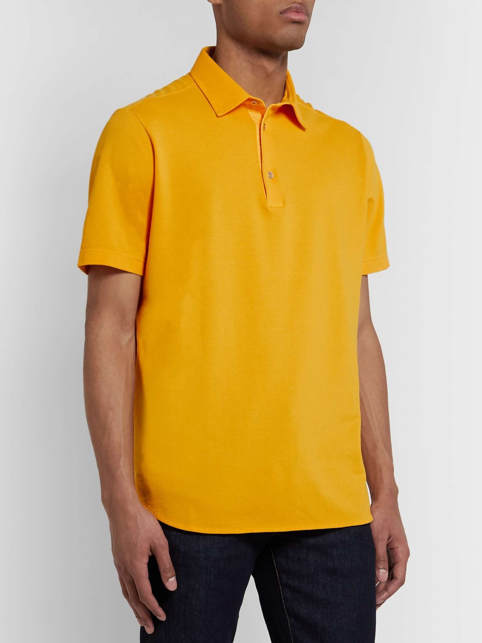 Cotton-Piqué Polo Shirt - 4