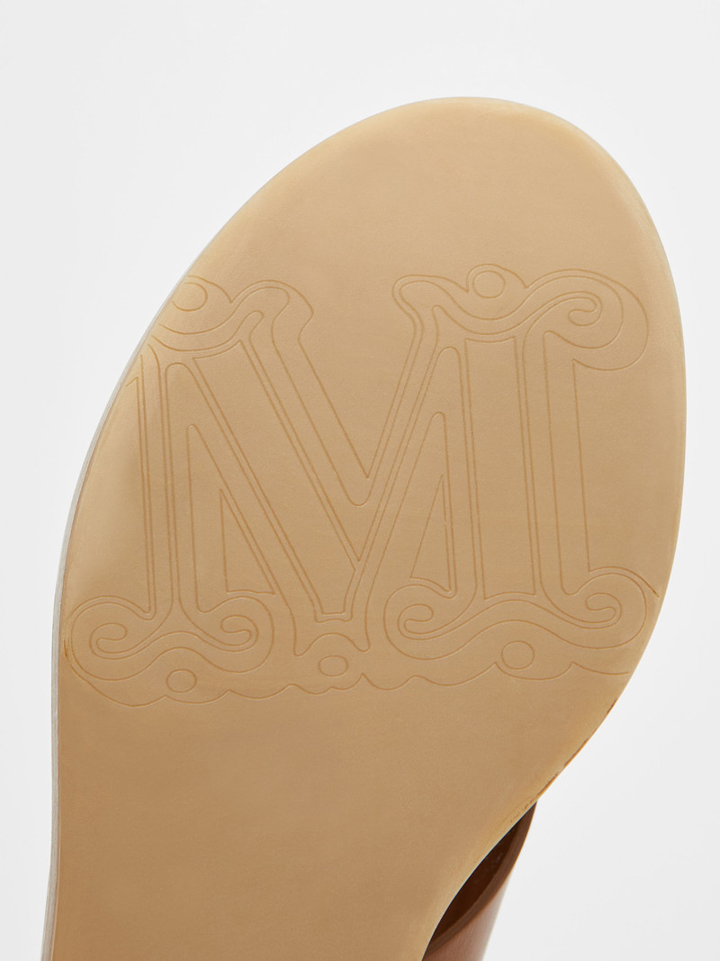 SHEREE Leather sandals 5