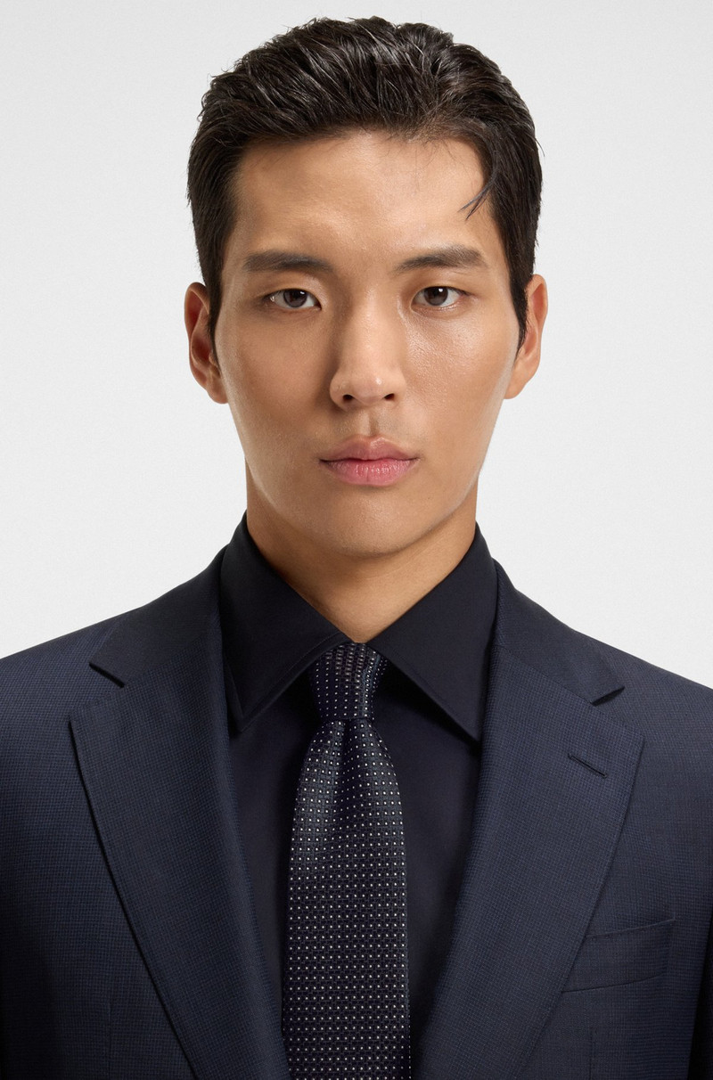 BOSS ITALIAN-MADE TIE IN SILK JACQUARD outlook