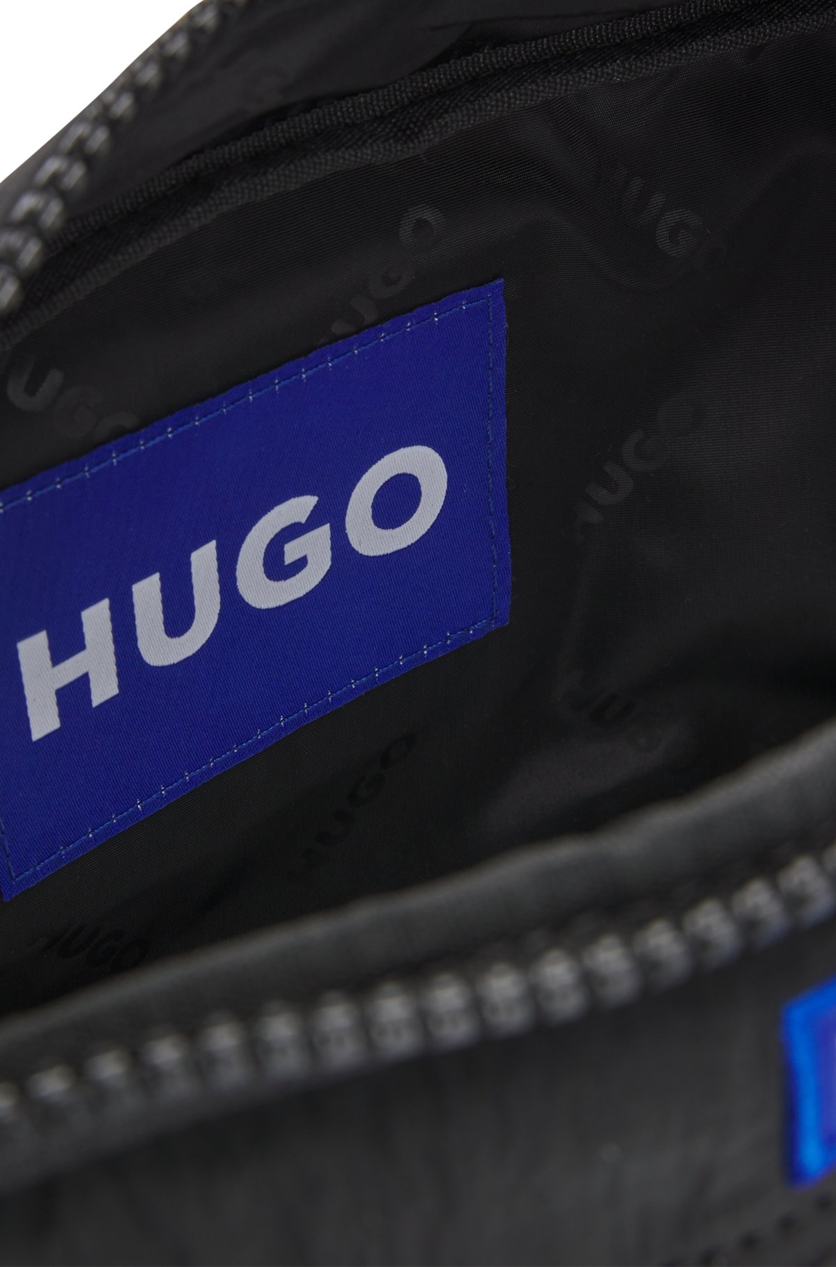 REPORTER BAG WITH BLUE LOGO LABEL - 6