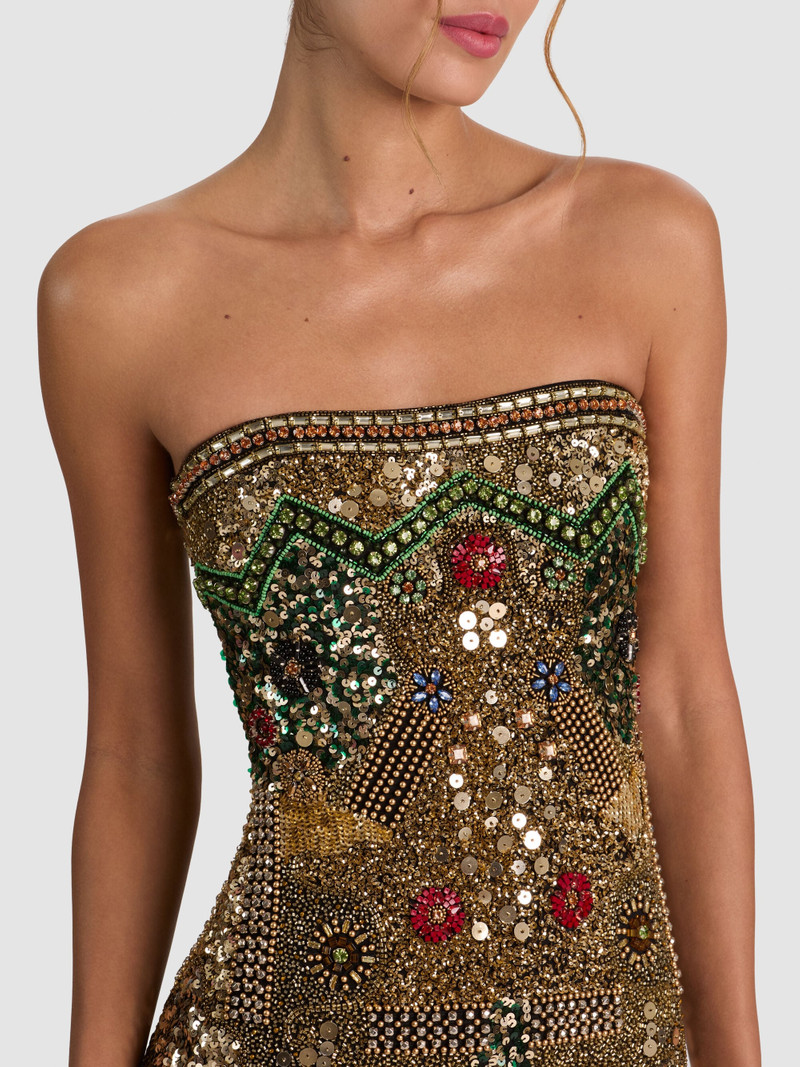 DELORA EMBELLISHED STRAPLESS GOWN 3