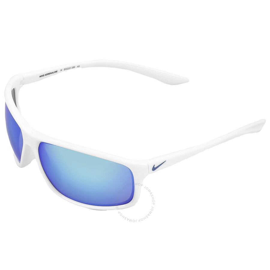 Nike Blue Mirror Sport Men's Sunglasses NIKE ADRENALINE M EV1113 100 66 - 4