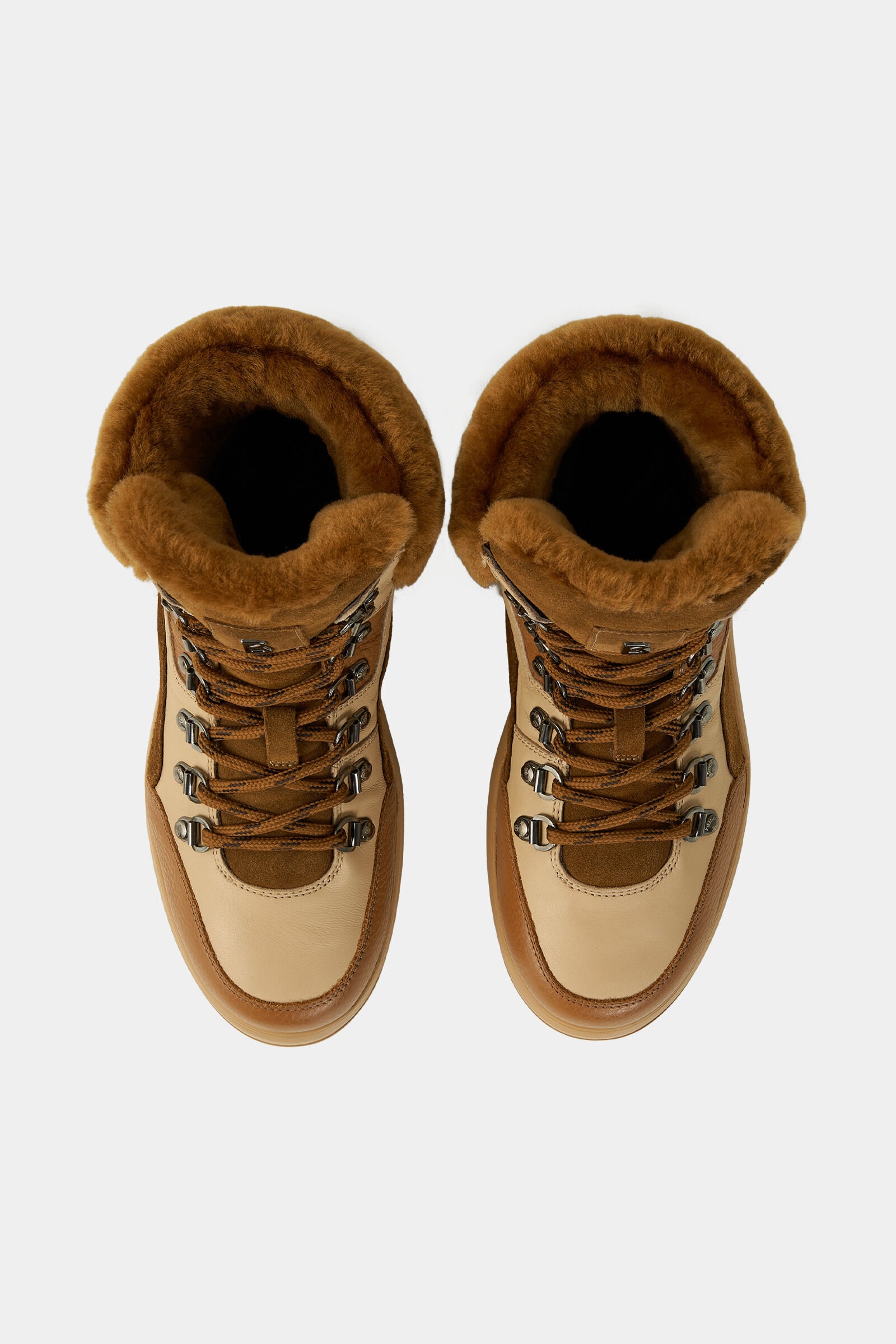 Antwerp High-top sneakers in Cognac/Beige - 6