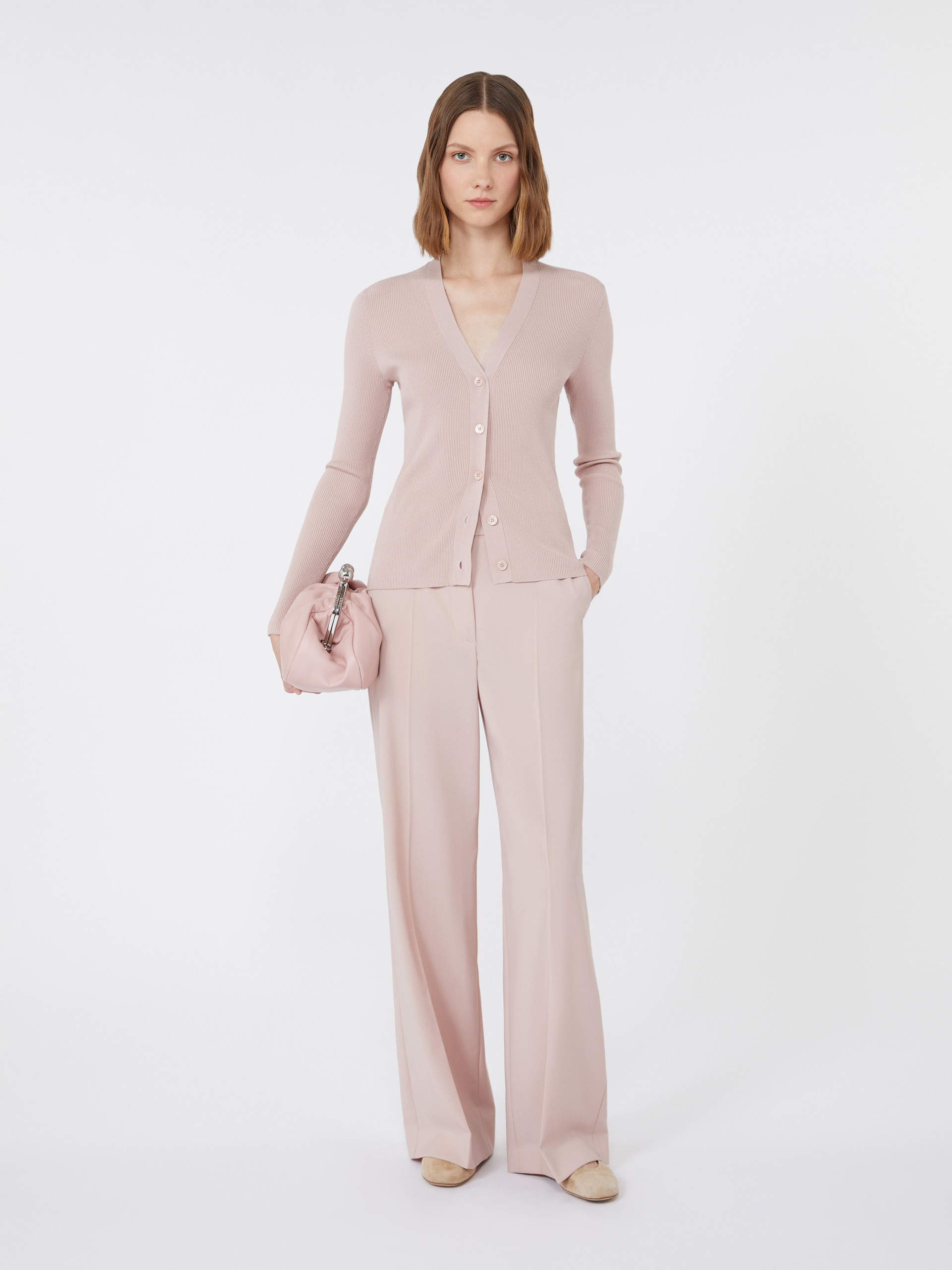 GABRIEL Viscose V-neck cardigan - 2