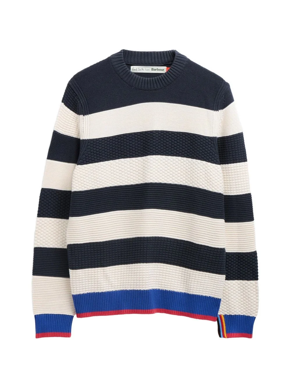 x Paul Smith striped textured sweater - 1