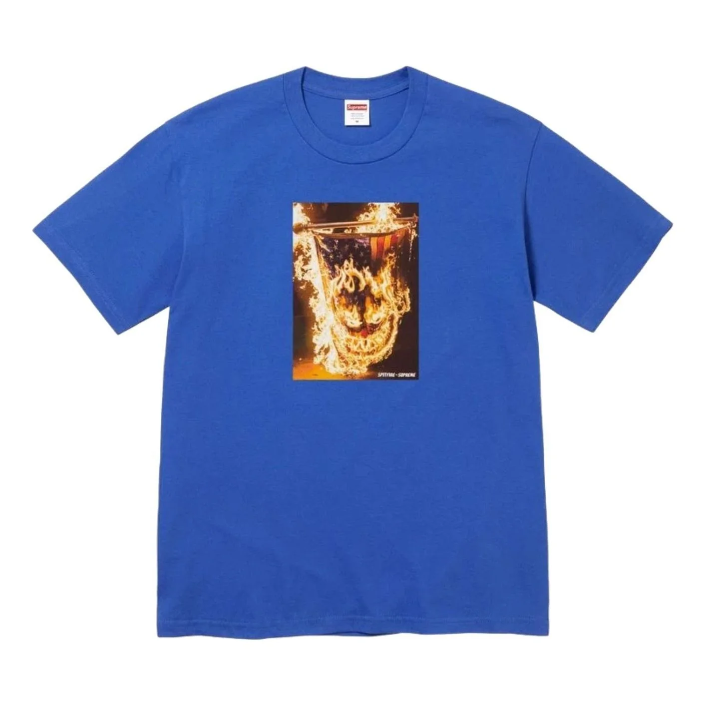 Supreme x Spitfire SS26 Flag T-Shirt 'Blue' SUP-SS26-336-BLU - 1